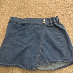 Blue Denim Skort Brand New
